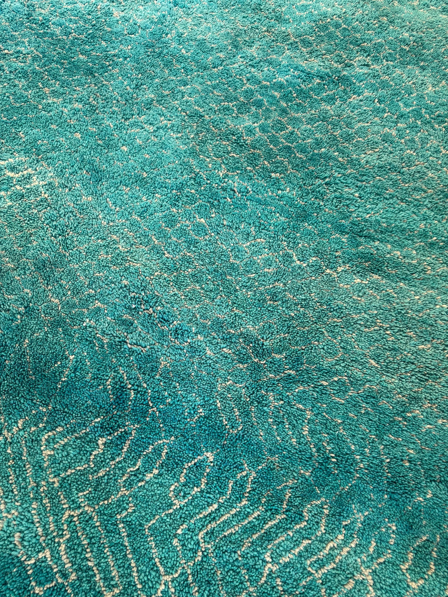 Vintage Moroccan Rug - Turquoise