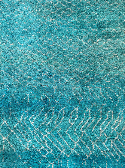 Vintage Moroccan Rug - Turquoise