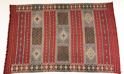 Vintage Handmade Kilim Rug from Morocco