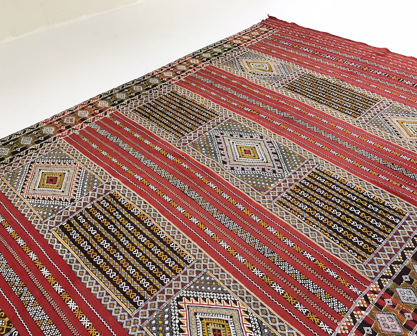 Vintage Handmade Kilim Rug from Morocco
