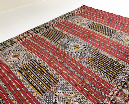 Vintage Handmade Kilim Rug from Morocco