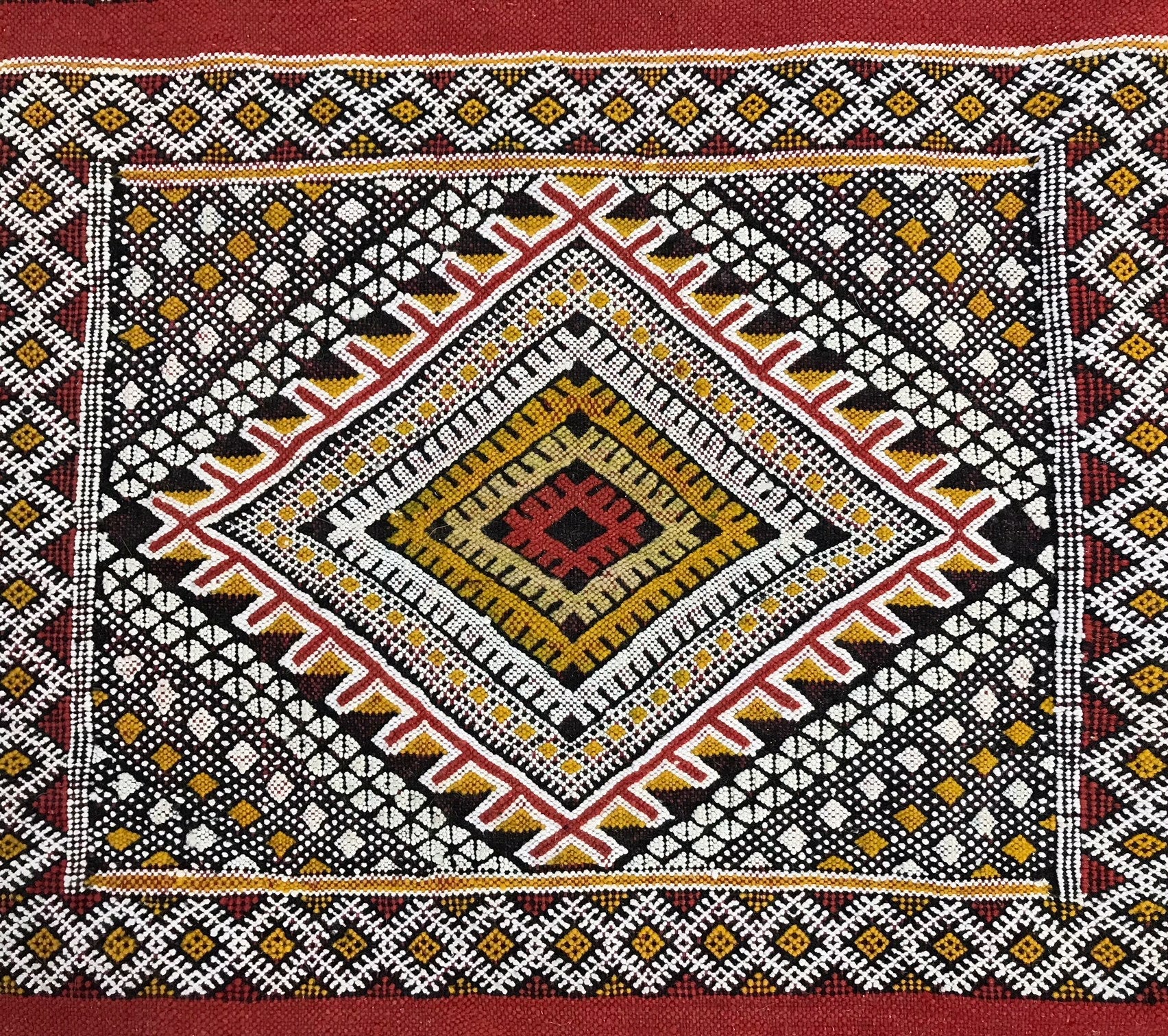 Vintage Handmade Kilim Rug from Morocco