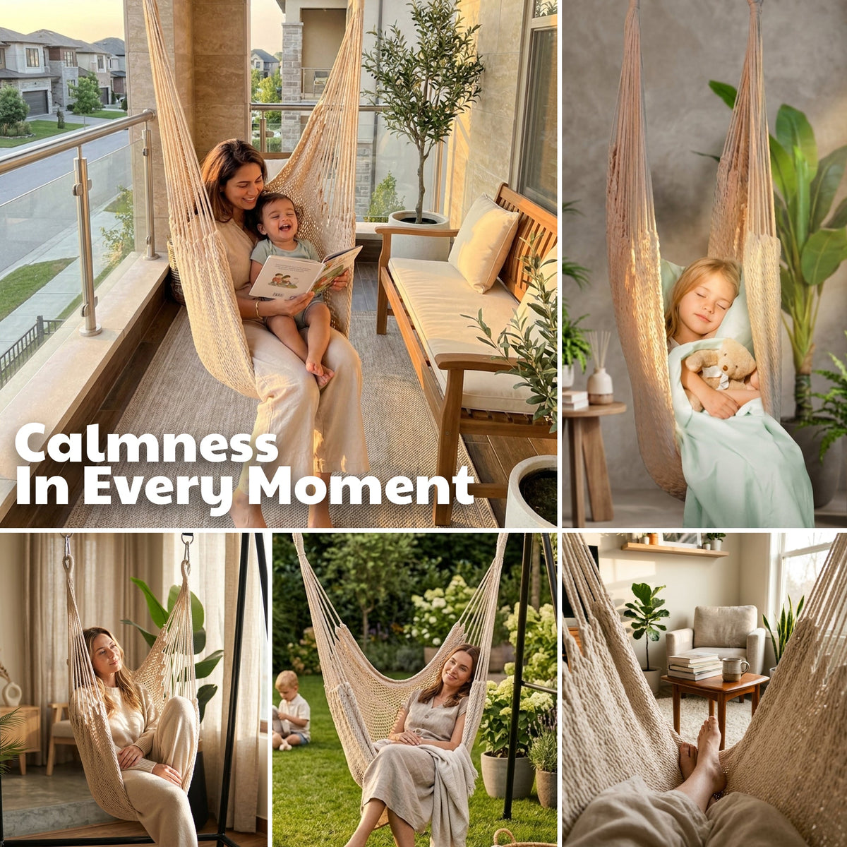 Therapist-Designed Sensory Swing — Cozy Calm for All Ages